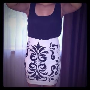 Black and White Dress